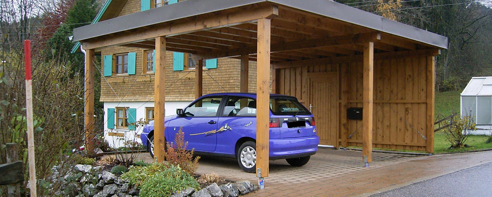 Carports & Garagen von Holzbau Merz